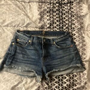 7 for all mankind Jean shorts